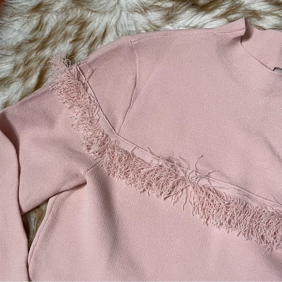 NY&C Eva Mendes fringe front knit top - Picture 5 of 6